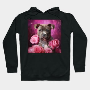 Rosy Staffy Puppy Hoodie